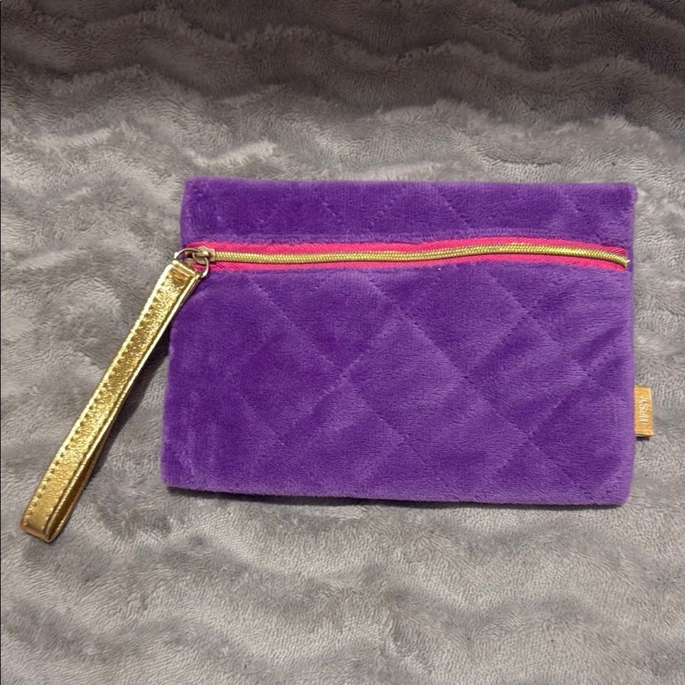 Purple Quilted Ipsy bag